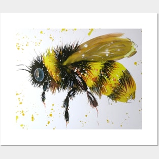 Bumble bee in Flight Posters and Art